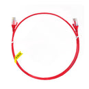 2M Cat 6 Ultra Thin Lszh Pack Of 10 Ethernet Network Cable Red