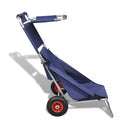 3-In-1 Portable Beach Trolley, Chair And Table - Blue