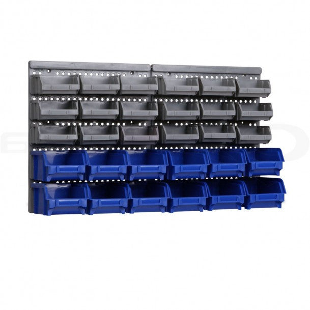 30-Bin Wall Mounted Storage Rack – Simply Wholesale