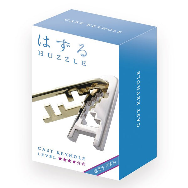 Broadway Toys Hanayama Keyhole Hanayama Metal Brainteaser Puzzle Mensa Rated Level 4 75X119X45 Mm