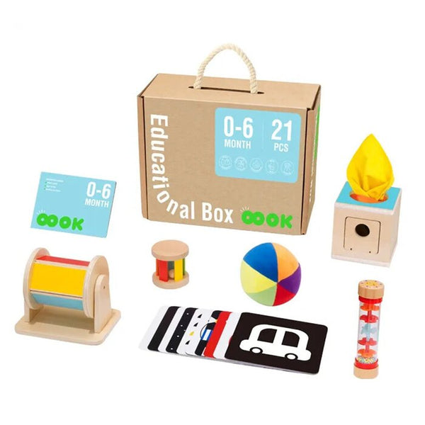 Tooky Toy Co 0To6M Educational Box 32X27X14Cm