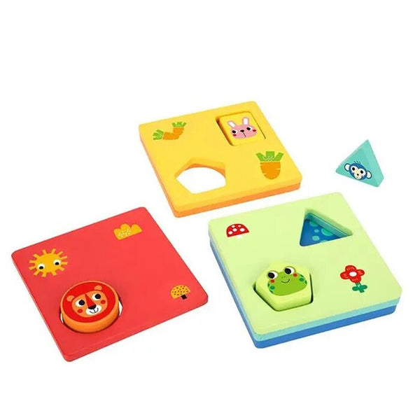 Tooky Toy Co Logic Game Shapes 13X13X5Cm
