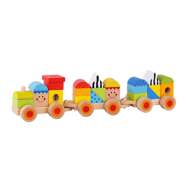 Tooky Toy Co Stacking Train 38X8X10Cm