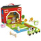 Tooky Toy Co Farm Play Box 30X10X22Cm