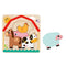 Tooky Toy Co Multi Layered Farm Puzzle 17X17X2Cm