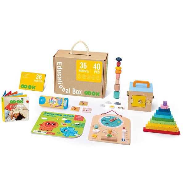Tooky Toy Co 36M And Above Educational Box 32X27X18Cm
