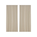 2X Blockout Curtains Blackout Window Curtain Eyelet Beige