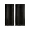 2X Blockout Curtains Blackout Window Curtain Eyelet Black Shine