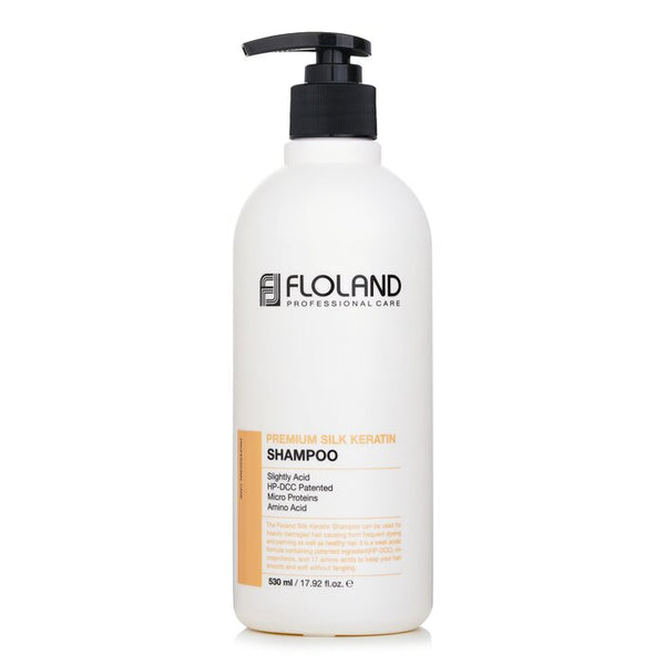 Floland Premium Silk Keratin Shampoo 530Ml