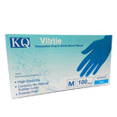 Kq Vitrile Disposable Vinyl And Nitrile Blend Gloves Blue S S