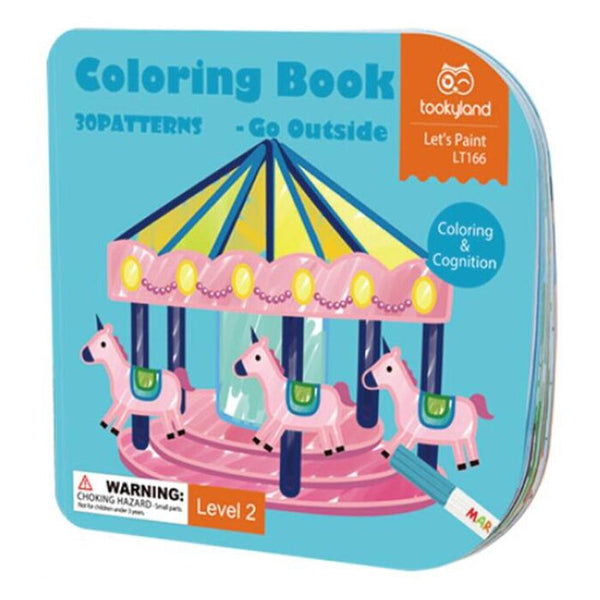 Tookyland Coloring Book Go Outside