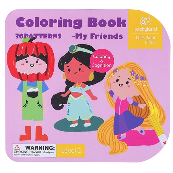 Tookyland Coloring Book My Friends