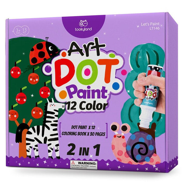 Tookyland Dot Paint 12 Color 29X27X5Cm