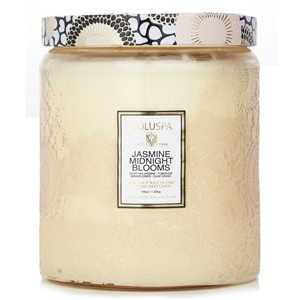 Voluspa Luxe Jar Candle Jasmine Midnight Blooms 44Oz
