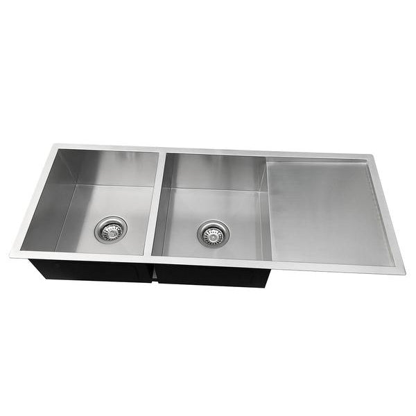 304 Stainless Steel Sink 1114 x 450mm Combo