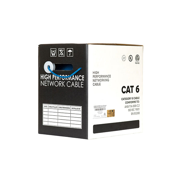 305M Cat6 Ethernet Cable Reel Box Utp Lan Cable With Solid Conductor