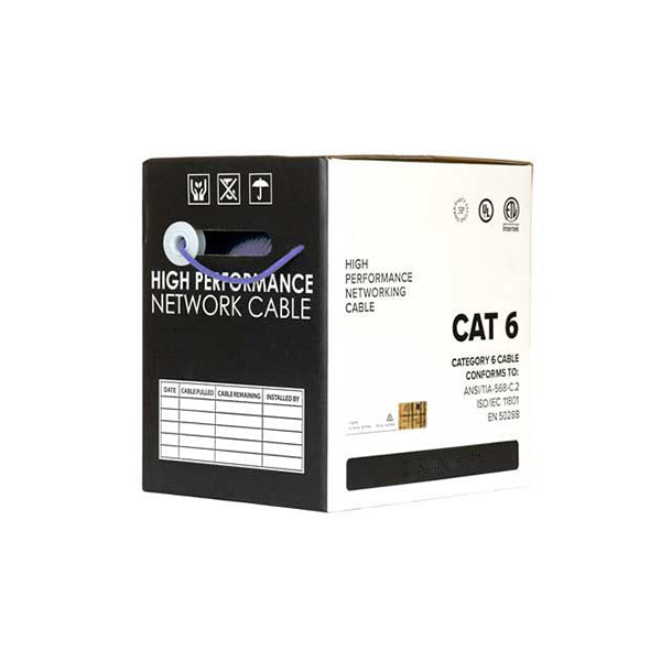 305M Cat6 Ethernet Cable Reel Box Utp Lan Cable With Solid Conductor