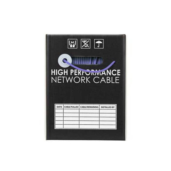305M Cat6 Ethernet Cable Reel Box Utp Lan Cable With Solid Conductor