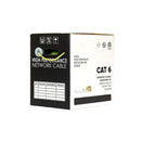 305M Cat6 Ethernet Cable Reel Box Utp Lan Cable With Solid Conductor
