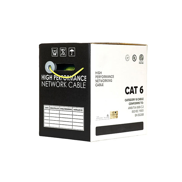 305M Cat6 Ethernet Cable Reel Box Utp Lan Cable With Solid Conductor