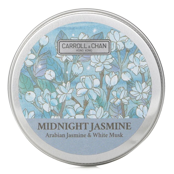 Carroll And Chan Beeswax Mini Tin Candle Midnight Jasmine Arabian Jasmine And White Musk 1Pcs