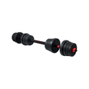 30Kg Adjustable Rubber Dumbbell Set Home Gym Exercise Weights