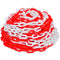 30 M Plastic Warning Chain - Red And White