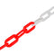 30 M Plastic Warning Chain - Red And White