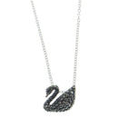 Swarovski Iconic Swan Pendant Swan 5347330 Small Black Rhodium Plated Black