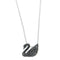 Swarovski Iconic Swan Pendant Swan 5347330 Small Black Rhodium Plated Black