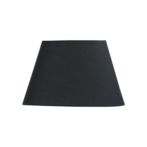 31Cm Tapered Oval Lamp Shade Black