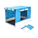 36" Cover for Wire Dog Cage - BLUE