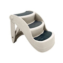 38Cm Foldable Pet Stairs Ramp White