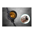 38M Festoon String Lights Christmas Wedding Garden Bulb Party
