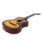 38in Sun Burst Pro Cutaway Acoustic Guitar with Bag Strings