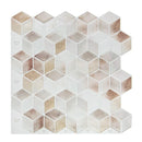 Tiles 3D Peel And Stick Wall Tile Shell Mosaic 30Cmx30Cm 10 Sheets