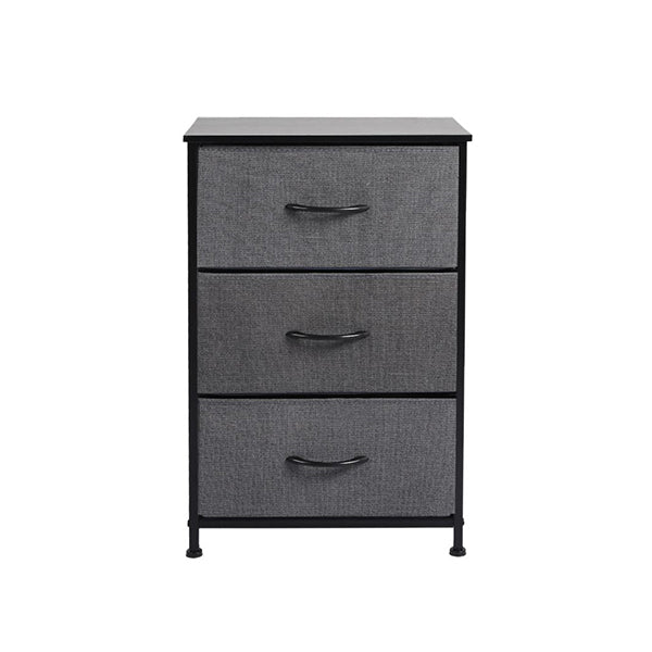 3 Drawer Tallboy Dark Grey