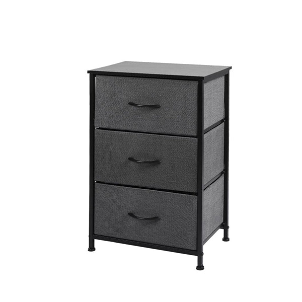 3 Drawer Tallboy Dark Grey