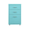 3 Drawers Metal Cabinet Storage Folders Organiser