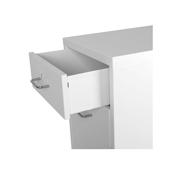 3 Drawers Metal Cabinet Storage Folders Organiser