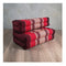 3 Folds Zafu Meditation Cushion Set Red