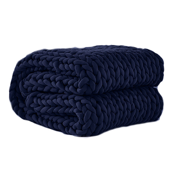 3 Kg Knitted Weighted Chunky Throw Blanket