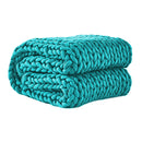 3 Kg Knitted Weighted Chunky Throw Blanket