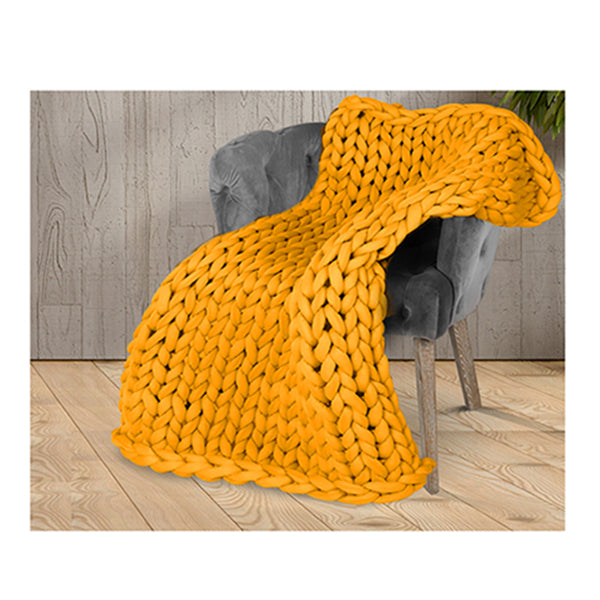 3 Kg Knitted Weighted Chunky Throw Blanket