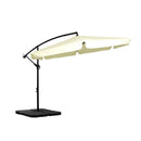 3M Patio Outdoor Umbrella Cantilever With Base Stand