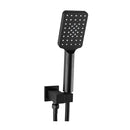 3 Modes Handheld Shower Head Brass Wall Connector With Hose Black