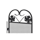 3 Panel Fireplace Screen Iron Black