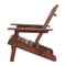 3Pc Outdoor Setting Beach Chairs Table Wooden Adirondack