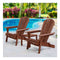 3Pc Outdoor Setting Beach Chairs Table Wooden Adirondack