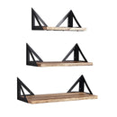 3 Pcs Floating Shelf Brackets Wall Mount Rack Storage